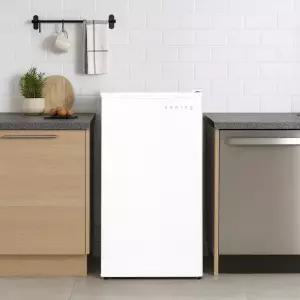 쿠잉 미니냉동고 FR-S60 화이트 60L 스탠드 소형 가정용 원룸 음쓰