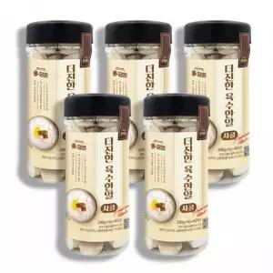 다담은 육수한알 코인육수 300정 (사골맛 4g x 60정 x 5병) 간편 국물내기 16가지 천연재료 깊고 진한 감칠맛