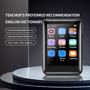 MP4 16 32GB MP3 워크맨 5인치 터치 스크린 휴대용 음악 플레이어 블루투스 호환 HIFI 음질