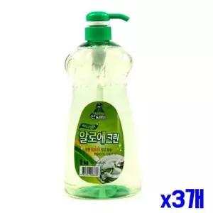 고품질 x3개 1kg 촉촉한 주방세제 알로에 주방비누 주방세정제 (WFGTPBH)