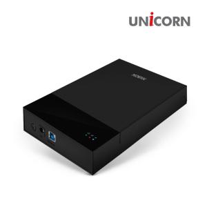 유니콘 USB3.2 Gen1 USB3.0 3.5인치 HDD 외장하드케이스 HDD-K3