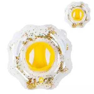 ALOHA-STORE  유아 아기 글 플라워 쿠션 보행기 튜브 KC인증 안전로프 포함 물놀이용품