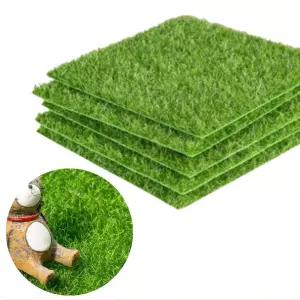디오라마 건축 소품 모형 재료 인조 잔디 모형 15x15cm 데코 2장