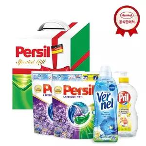 갤러리아 헨켈 선물세트 퍼실 디스크 38개입 2팩+버넬0.9L+프릴700ml