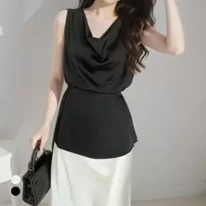 클라셰 실키벨티드블라우스_B5M1035