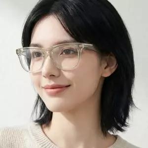 [버버리] 안경테 BE2409 4123 명품 반투명 베이지 사각형 데일리 뿔테 패션