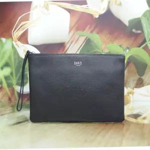 구제토토 닥스 가죽 슬림 클러치백 세컨백 정품 중고가방 50708