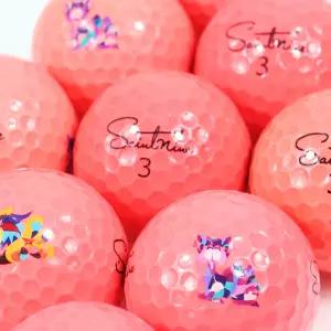 세인트나인 칼라볼 A-급 핑크 100개 로스트볼 세인트나인골프공