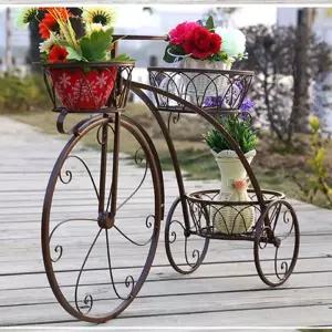 빈티지 자전거 화분 바구니 인테리어 북유럽풍 공간 장식 모형