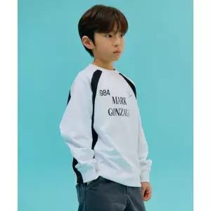 [마크곤잘레스키즈]엔젤 절개 맨투맨-화이트 (MG51TM06WH)_IC