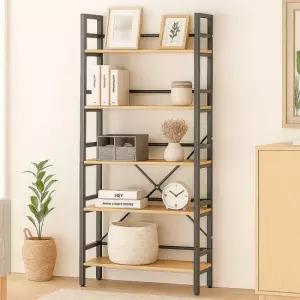 아트박스 가구느낌 탭책장 5단 600 철제 책꽂이 인테리어