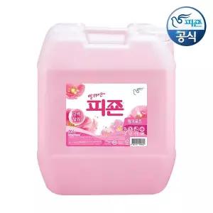 피죤 대용량 섬유유연제 핑크로즈 20L 용기