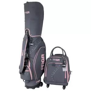 PRGR 프로기아 프리미엄 골프 캐디백 + 보스턴백 세트