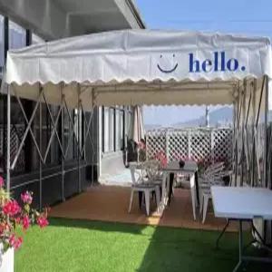 대형 캐노피 천막 포장마차 텐트 접이식 바람막이