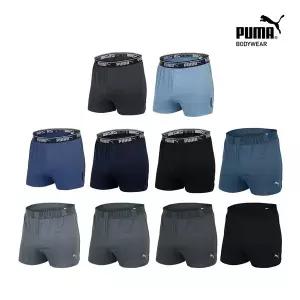[푸마][푸마 바디웨어] 남성 하이브리드 핏 박서 니트 트렁크 10종세트