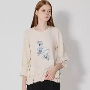 [르오트(LeOT)] 데일리 아트웍 레터링 티블라우스 (4종택일)-사이즈 55~99까지