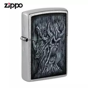 ZIPPO 라이터 프린팅 48681 Evil Tree Design 오일+심지+부싯돌 3종세트 포함