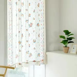 까르데코 로제 창문형 도톰쉬폰 가림막커튼(압축봉 포함)