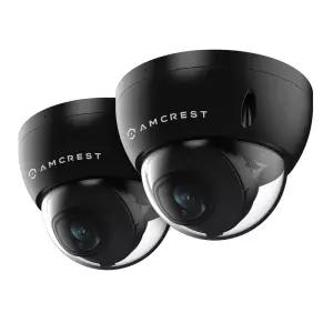 Amcrest UltraHD 4K (8MP) 돔 POE IP 카메라, 3840x2160, 29.9m(98피트) 나이트 비전, 2.8mm 렌즈, IP67 내