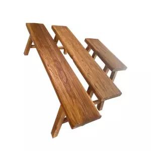 나무 벤치 긴 밴치 고재 우드 목재 원목 식당 레트로