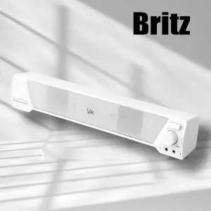 브리츠 BA-R9 컴퓨터 PC 사운드바 스피커 2채널 화이트