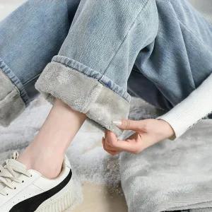 KARRA (77까지)다트일자핏기모데님팬츠_A5W0065