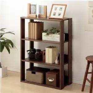 아이리스 3단 오픈 우드 수납장_브라운 OWR-400