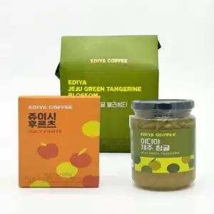 이디야 선물 제주청귤 블라썸 티 청 세트 290g, 1개