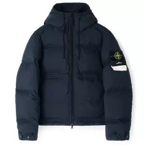 [스톤아일랜드]25FW 스톤 매트 립스탑 후드 패딩 네이비 K2S154100019 S0182 V0020