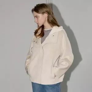 [코데즈컴바인](대구신세계) 니트후드 풀집업 핸드메이드 코트 (CKD-HC506WA)