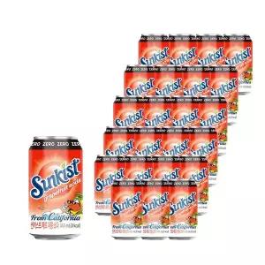 광동 썬키스트 제로 자몽 소다 355ml X 24입