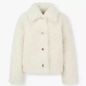 [롯데백화점]보브 신세틱 컬리 시어링 카라 자켓 7155475002