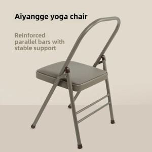 두꺼운 튜브 벽 요가 의자 접이식 더블 바 강화 요가 전문 보조 지원 안정적인 운동 레저