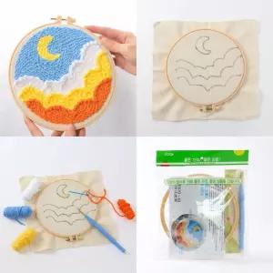 밤하늘 펀치니들키트 십자수세트 펀치니들세트 펀치니들자수 펀칭자수