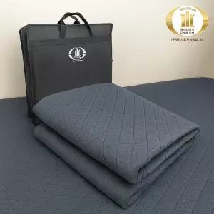 한일의료기 EMF 탄소매트 카본매트 전기장판 전기요 1인용 싱글 95x180cm , 2인용 더블 135x180cm ,모던네이비 색상