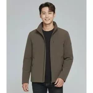 [하프클럽/BY파크랜드]브라운 무퀼팅 경량 숏  점퍼-AA2JJ409