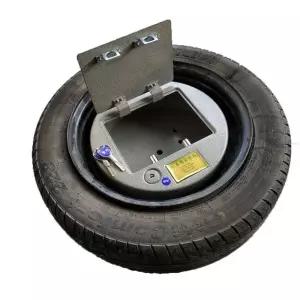 차량용 금고 스페어 보관 현금통 트렁크 특수 타이어