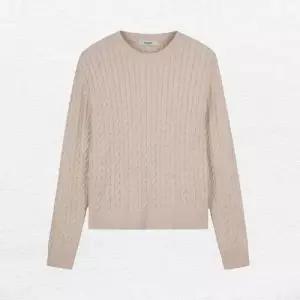 [폴햄]여성) 메리노 케이블조직 니트 (PHF4ER2470)