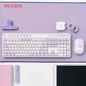 아이리버 MVS601 Silent 무소음 사무용 무선 키보드마우스세트 라벤더