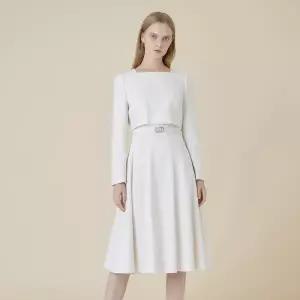 [롯데백화점]케네스레이디 첼리잇 벨티드 플레어 원피스 (EWOPNJ08)