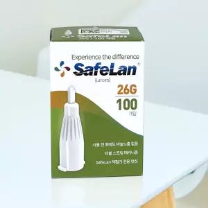 세이프란 란셋 니들 26G 100개입 사혈침 채혈침 한의원