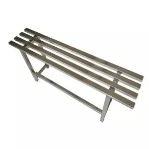 튼튼한 스테인리스 거치대 받침대 다육이 벤치 선반 야외 단층 철제 120cm 30cm