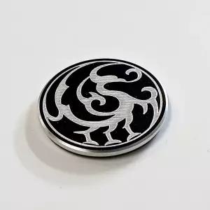 삼족오 골프 볼마커 CNC 가공 전통문양 볼마크 자석클립 종이포장 세트