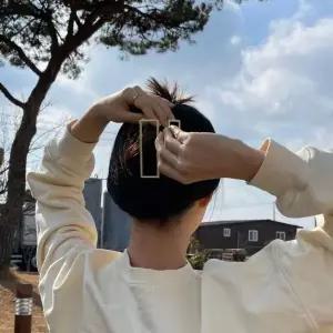 [하프클럽/셀러허브_여성트랜드패션]메탈집게핀 대형집게핀 사각 반묶음