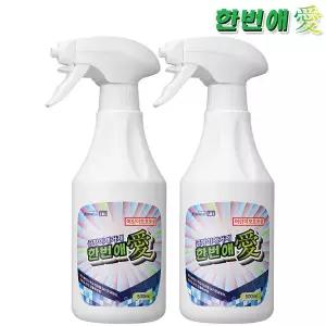 한번애 뿌리는 곰팡이 제거제 500ml (2통) 벽지 실리콘 화장실 베란다 욕실 창틀 줄눈