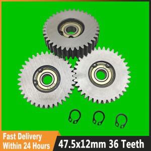 47.5x12mm 유성 기어 36 톱니 휠 허브 전기 자전거 스틸 바팡 전동 부품용 8mm 베어링 포함