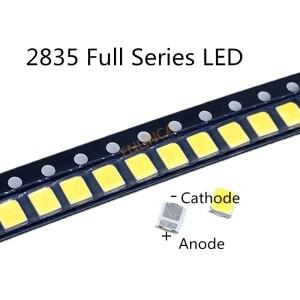 SMD LED 2835 고휘도 백색 다이오드  1W  0.5W  3V  6V  9V  18V  350mA  150MA  30MA  3000K-6000K