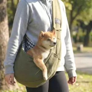 강아지 이동 가방 중형견가방 반려견가방 소형강아지슬링백