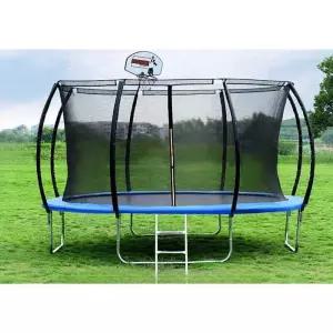 대형트램폴린 점핑머신 실외 놀이터 네트 방방설치 캠핑장