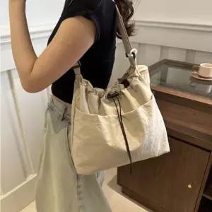 가벼운에코백 에코 여자캔버스가방 대학생가방 신상 (WFJ4255)